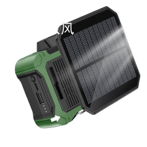 Taşınabilir güneş Mini Fan-açık işçiler ve ev kullanımı için büyük rüzgar enerjisi - Product Image 1