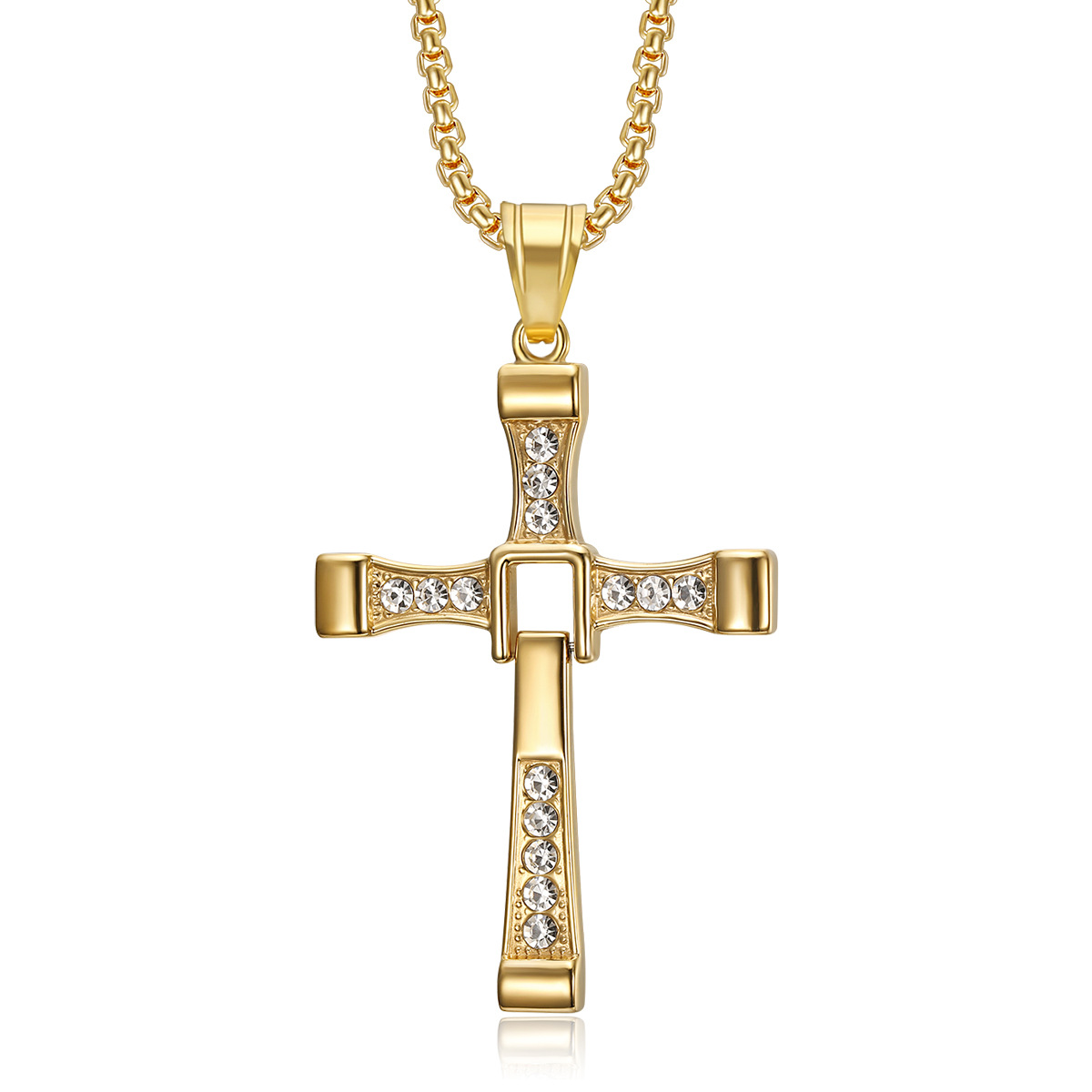 Gold single pendant