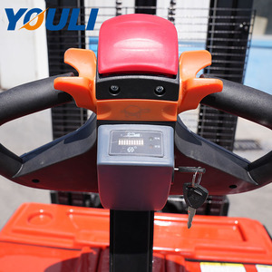 Electric Pallet <strong>Stacker</strong> 1500kg 1.6m 2ton 2m 3.5m Power Reach <strong>Stacker</strong> 1.5t 24v Automatic Electric <strong>Stacker</strong> - Product Image 5