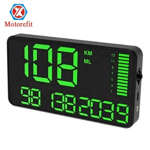 RTS GPS Speedometer 5.5&quot;GPS Large Screen Speedometer <strong>MPH</strong> <strong>KM</strong>/h Mileage Alarm Clock Head up Display Speed Car Alarm System - Product Image 1
