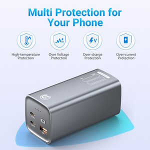Cargador de teléfono Pd3.0 Qc4.0 Mini banco de energía móvil portátil 20000Mah 100W banco de energía de carga rápida para computadoras portátiles - Product Image 6