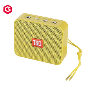 便携式精美设计塑料<span class=keywords><strong>usb</strong></span> TG166无线扬声器，带fm收音机和led灯全范围扬声器