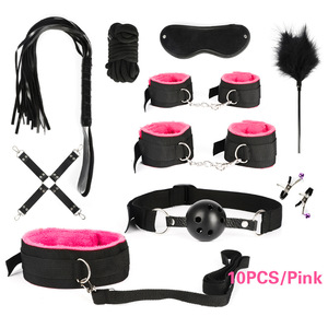 新到BDSM 7件套调理束缚套装多色色情性玩具 - Product Image 1