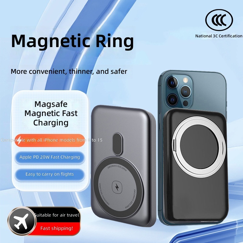 Soporte magnético Black-360 - Diseño delgado y ligero - Agarre firme - Carga rápida