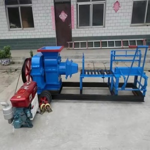 Adobe tuğla üretim hattı kesici için manuel ekolojik ekstruder çekirdek motor bileşeni ile çamur kil tuğla yapma makinesi - Product Image 1