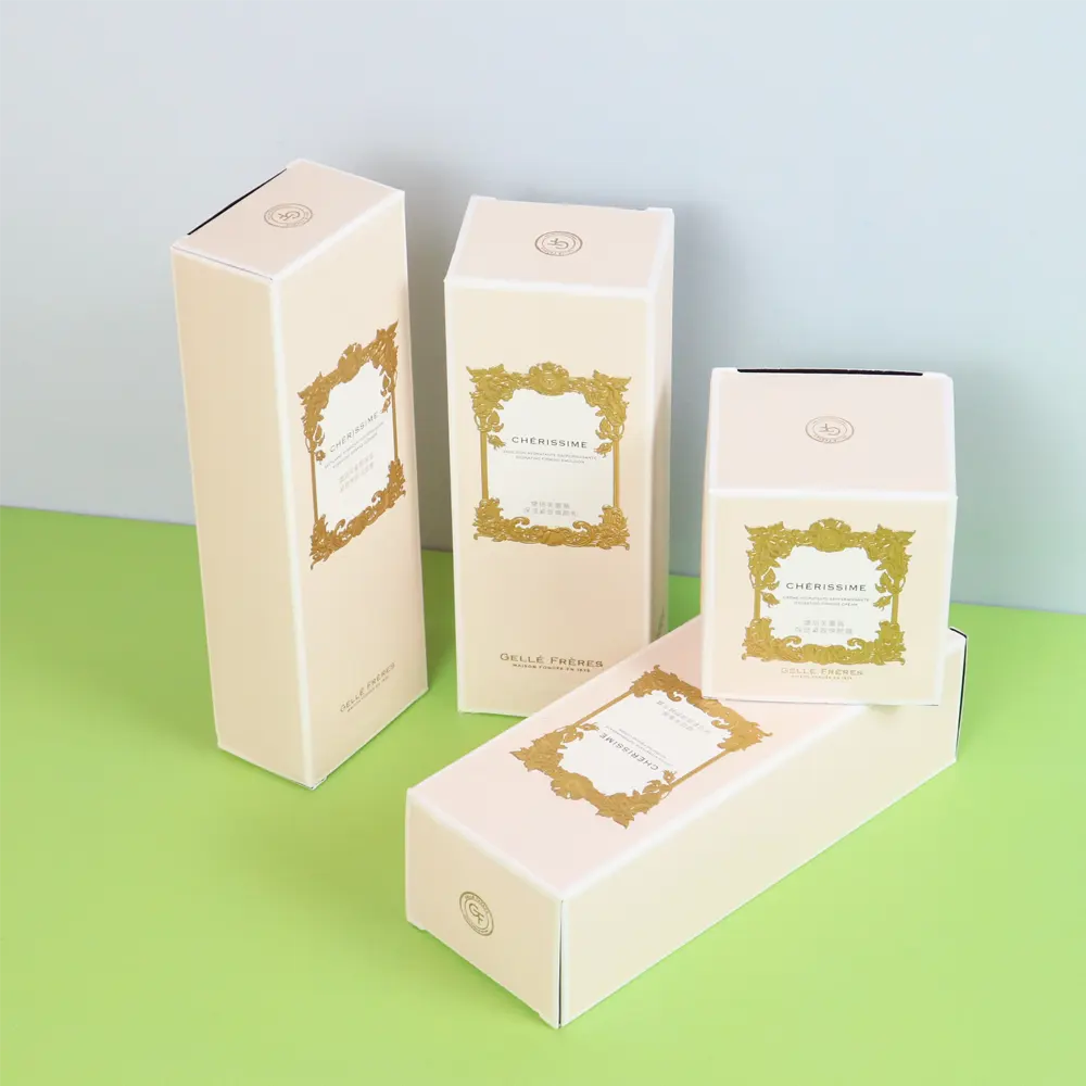 Botella de perfumes personalizable caja de regalo pr vacía de lujo blanca embalaje de belleza de maquillaje caja de fragancia de muestra de 30ml