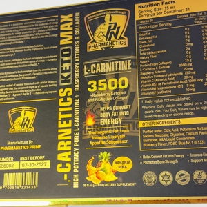 Bán buôn Hot Bán nhãn cho thể thao dinh dưỡng Sticker Dinh dưỡng bổ sung dán - Product Image 4