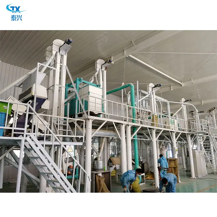 خط إنتاج طحن دقيق القمح آلة السميد عالية السعة من الصين