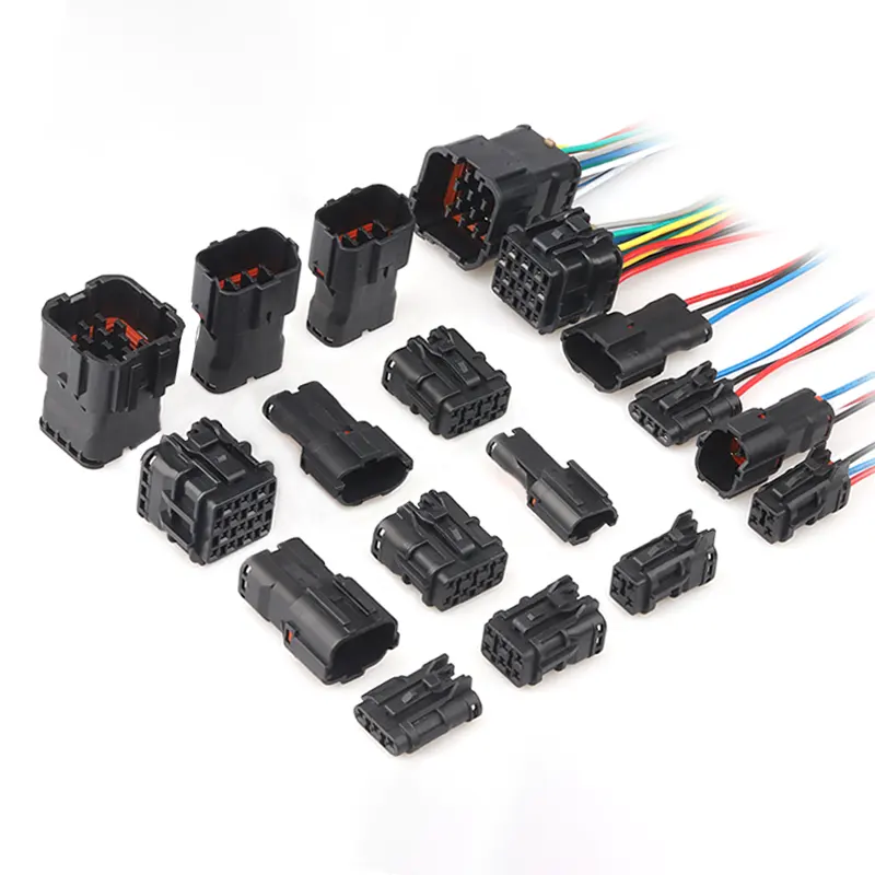 automobile connector waterproof plug male female control cable auto wiring harness connector parts 7222-7564-30