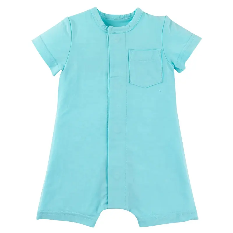 Hongbo China Hot Sale Baby Clothes Factory Best Quality Magnetic buckle Customized Wholesale Newborn Baby Clothing Romper