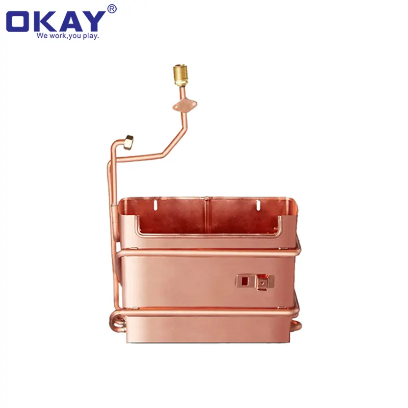 Hot Sale Instant Gas Water Heater Parts Brazed Plate Air Plate Copper Coil Heat Exchanger