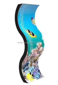 Colonna circolare flessibile LED schermo curva modulo Display morbido cilindro pilastro prezzo P4 P3 P2.5 P2 P1.8 P1.5 P1.25 - Product Image 3