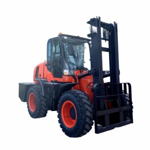 5吨Epa叉车全地形4x4 4wd越野柴油发动机轮胎托盘叉车
