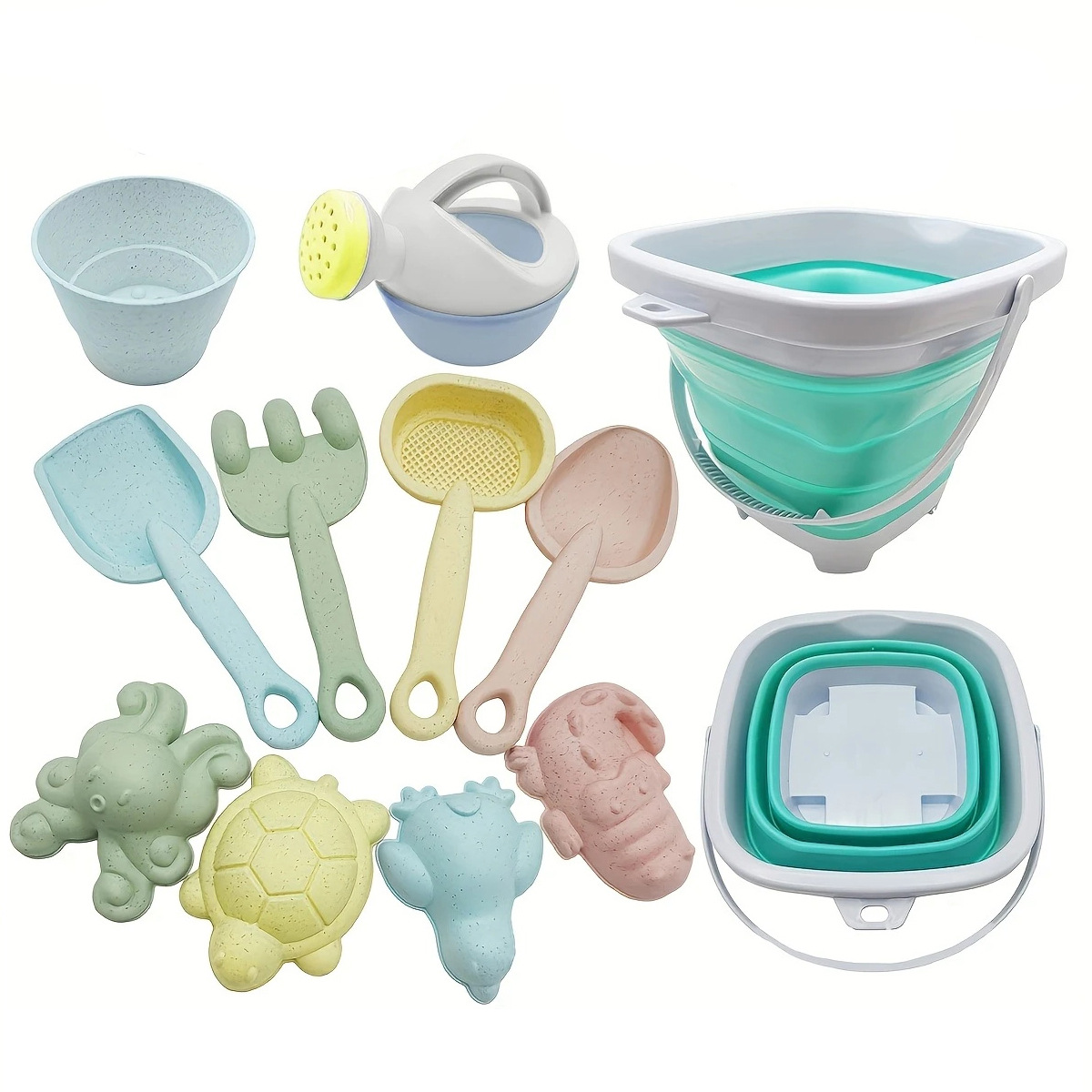 Blue Bucket +10-Piece Set