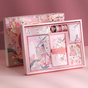 Set creativo di quaderni per studenti classici retrò con copertina rigida di dimensioni A5 e rilegatura termica confezione regalo - Product Image 3