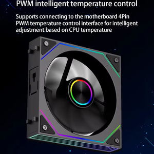 ZeroMaster custodia per <span class=keywords><strong>Computer</strong></span> compatibile da gioco per ufficio radiatore da costruzione in alluminio ventola PWM controllo della velocità per processore dissipatore di calore