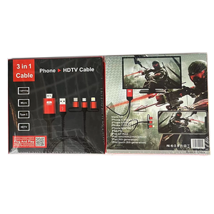 HDMI电缆适配器4k 3合1 C型至HDMI，用于手机至电视投影仪显示器 - Product Image 5