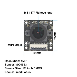 Infrared Sensor 100x <strong>Pan</strong> <strong>Tilt</strong> Zoom Sunny Poe Board 20Pins GC4653 Square Wide Angle MIPI <strong>Camera</strong> Module - Product Image 2