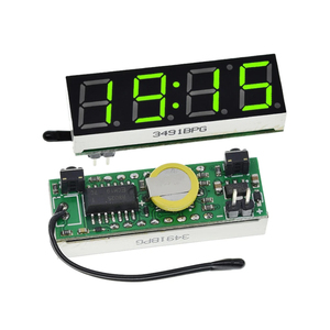 3 in 1 LED RX8025T <strong>Digital</strong> Clock <strong>Temperature</strong> Voltage Module DIY Time/Thermometer/Voltmeter DC 5-30V for <strong>Arduino</strong>