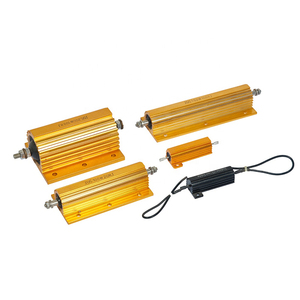 Yüksek değerli RX24 direnç yüksek frekanslı altın alüminyum çin fabrikadan Wirewound frenleme direnci ev sahipliği - Product Image 1
