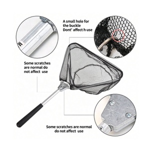 New Design Portable Aluminum Landing <strong>Net</strong> Small Size with PE <strong>Net</strong> for Stream Fishing Outdoor Plays - Product Image 4