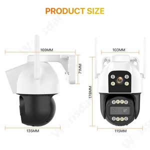 Camhipro กล้อง6MP Wi-Fi PTZ 3เลนส์ซูม10X ระยะไกลมองเห็นการเคลื่อนไหวของมนุษย์กล้องรักษาความปลอดภัยกลางแจ้ง IP65บ้าน - Product Image 6