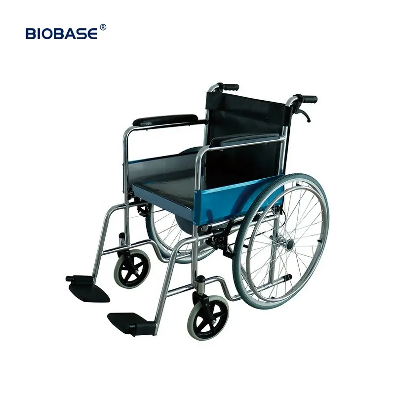 Biobase xe lăn bánh xe phía trước đường kính đứng điện ống thép carbon tích hợp bánh xe Xe lăn cho phòng thí nghiệm