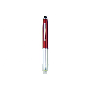 3合1多功能金属发光二极管手写笔，带定制标志 - Product Image 5