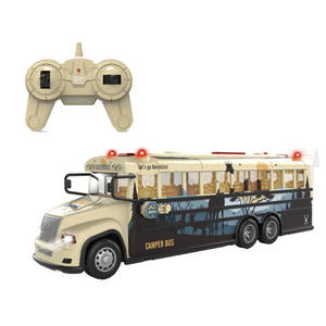 QS New Arrival Simulation <strong>RC</strong> 2.4G <strong>4CH</strong> School Bus Remote Control Kids <strong>Car</strong> Toys With Sound <strong>Light</strong> - Product Image 1