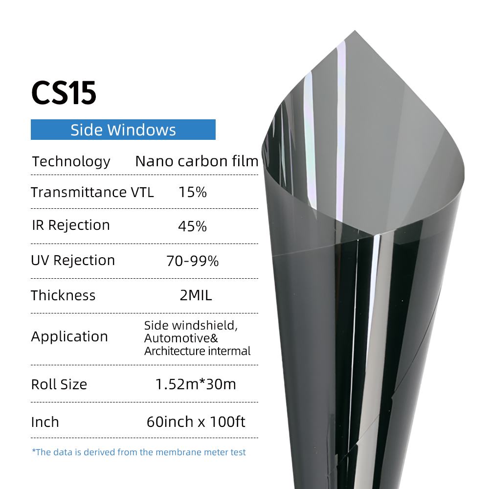 Noir CS15, VLT : 15 %, IRR : 50 %