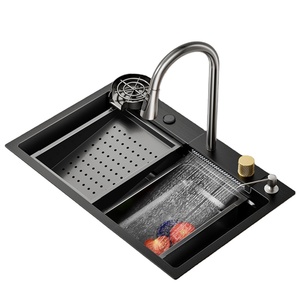 İsteğe bağlı aksesuarları özelleştirmek fonksiyonu mutfak lavabo çok fonksiyonlu paslanmaz çelik lavabo - Product Image 6