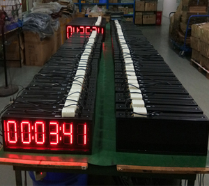 Outdoor Sports countdown Timer Wasserdichte Fernbedienung 6 Digit 7 Segment 12V GPS Digital LED Clock Display