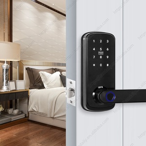 ล็อคนิรภัยดิจิตอล cerradura inteligente Handle Tuya WiFi ttlock keyless RFID ล็อคประตูอัจฉริยะสำหรับประตูหลัก - Product Image 5