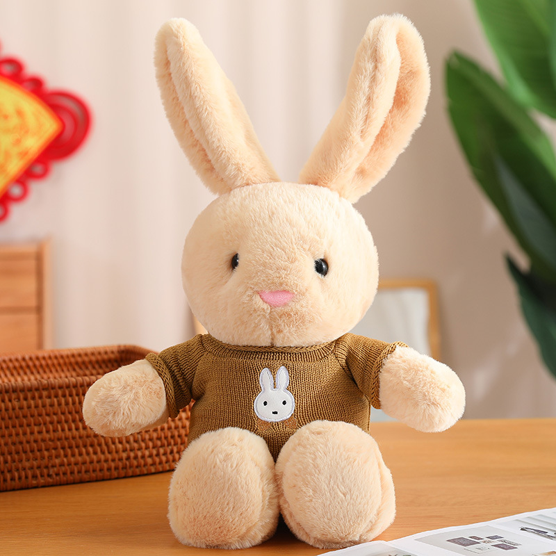 Brown Rabbit Yellow Coat