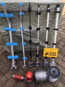 ホームセキュリティフェンスシステムホーム/ガーデン亜鉛メッキコーナーアルミポールOD21mm電気フェンスポスト