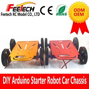 OEM çocuklar okul kullanımı DIY Mini tankı akıllı Robot araba kiti kök robot kiti arduintelligent için akıllı robot kiti programlama