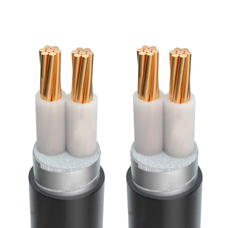 Power Cable Yjv22 1-5 Core Cable Xlpe Low Voltage Cable With Armored Copper Wire Line