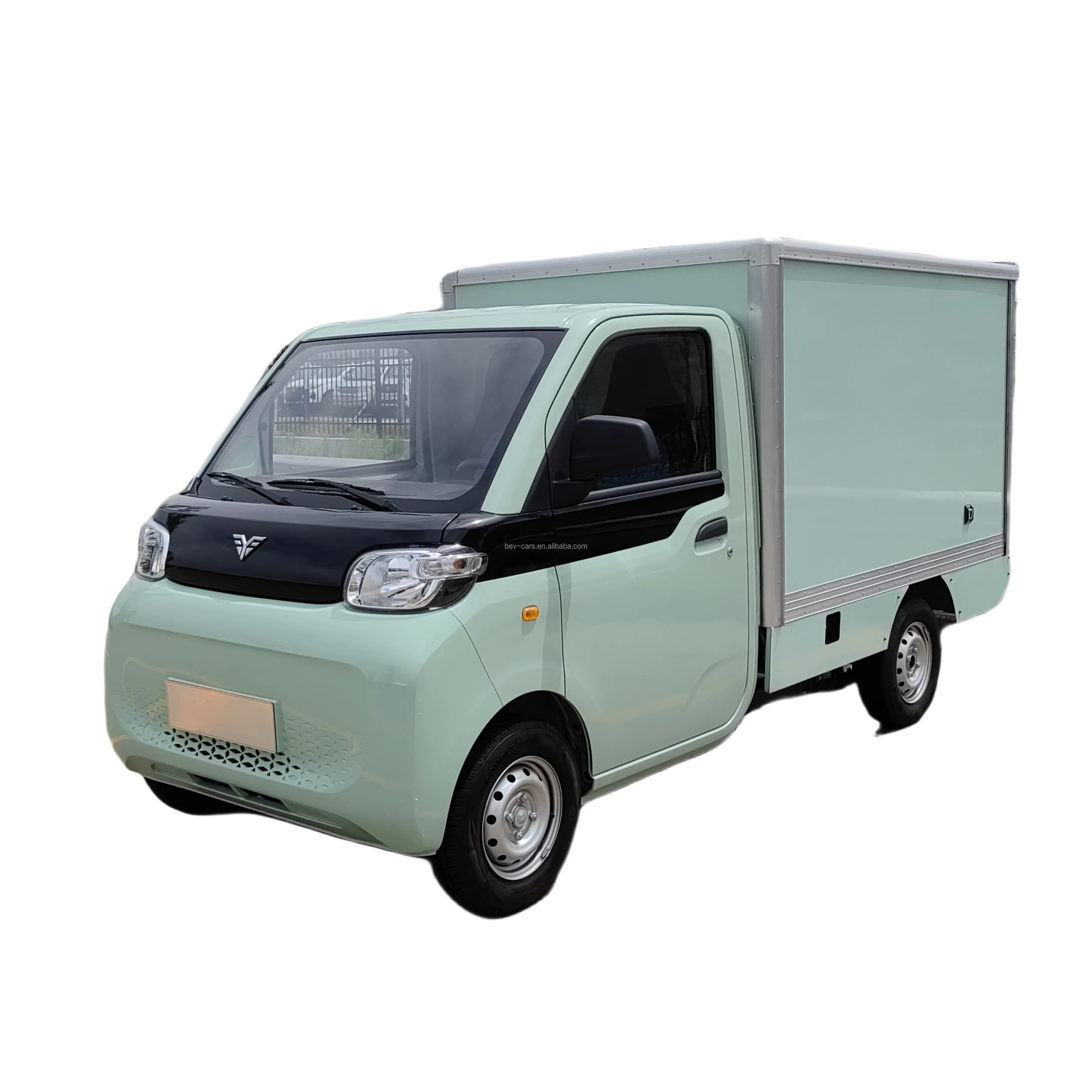 The Chinese plant produces low-cost EEC certified low-speed four-wheel trucks and enclosed adult electric vans