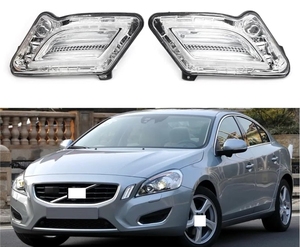 ライトランプ31278558 31278557 V60 <span class=keywords><strong>S60</strong></span> 2010-2013左右車フロントLEDマーカーターン信号