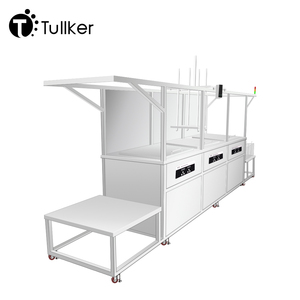 Tullker Three Station Halbautomati scher Ultraschall reiniger Laden Entladen Port Lifting Manipulator Ultra Sonic Reinigungs kammer - Product Image 5