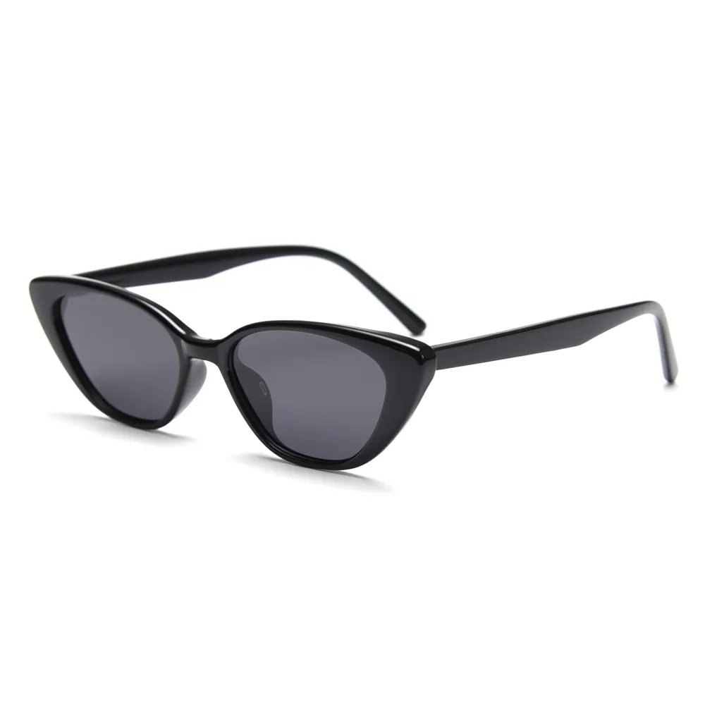 TR90-gafas de sol polarizadas para mujer, anteojos de sol femeninos de estilo retro, con protección uv400, en color negro