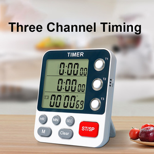 3 gruppi di Timer da cucina digitale conto alla rovescia Google temporizzatore industriale coupse studio di produttività Timer per i bambini - Product Image 2