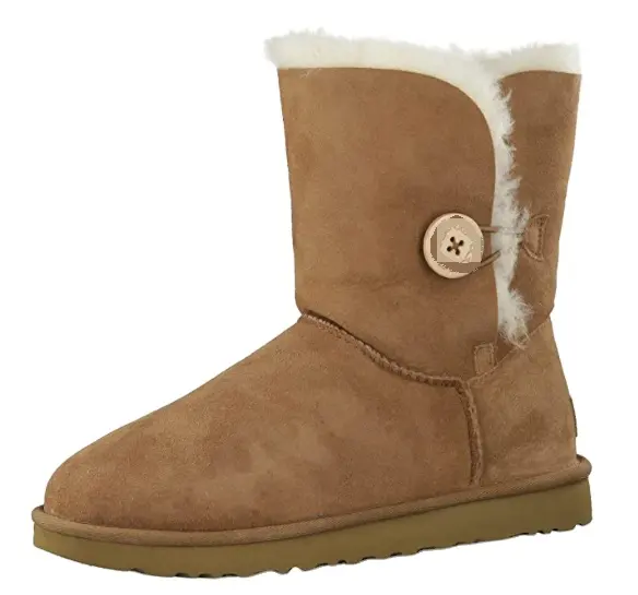 2023 nouveaux styles, vente en gros, livraison directe, bouton II, bottes d'hiver en peau de mouton véritable pour femmes