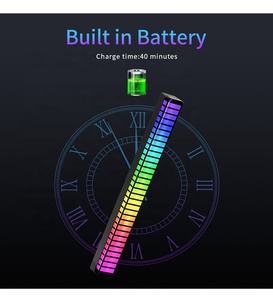 Akıllı App müzik ritim işık RGB müzik ses araba LED masaüstü atmosfer 3D ses aktif pikap ritim işık - Product Image 4
