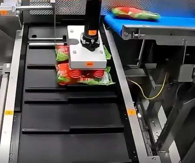 Hộp carton máy đóng gói robot thực phẩm-trứng/Xúc Xích/Chip trường hợp đóng gói Robot túi trường hợp đóng gói