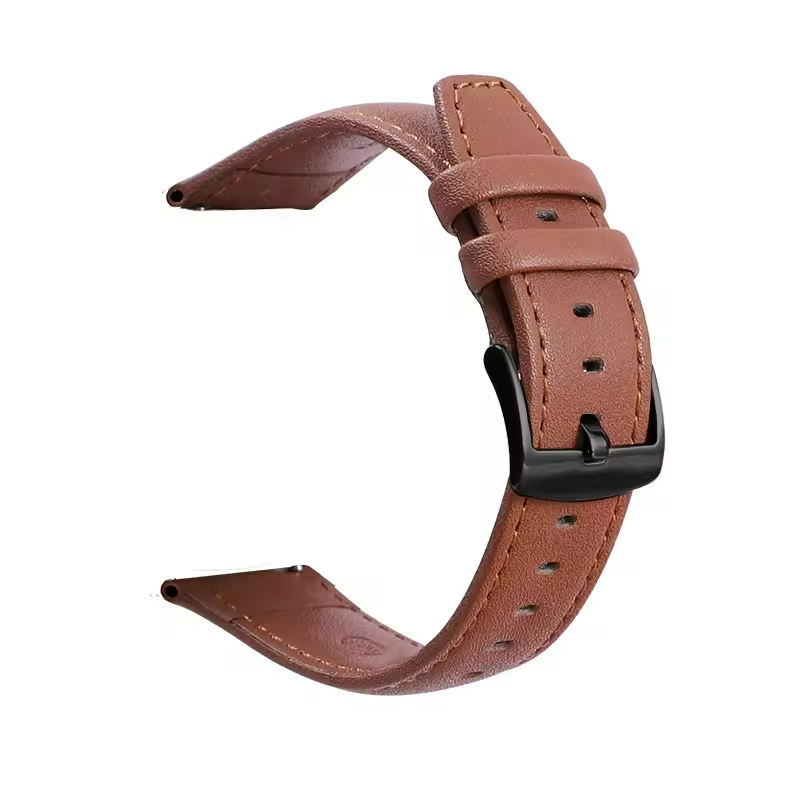 หัวเข็มขัดแบบหมุด สีน้ำตาลอ่อน-ดำ