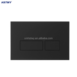F5120 Cisterna oculta montada en la pared Placa de descarga cromada para baño con botón de presión Panel de empuje Compatible HST WDI Geberite