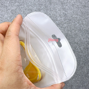 透明で透明な再封可能な食品ジュエリー小さなプラスチック製の収納包装アルミニウムポーチジップロックマイラーバッグベイエリアキャンディー - Product Image 2