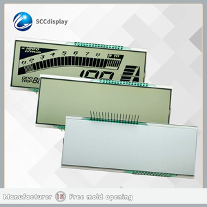 Ucuz fiyat özel HTN pozitif 4.5V segmentli LCD ekran s 7 monokrom segmentli LCD ekran modülleri