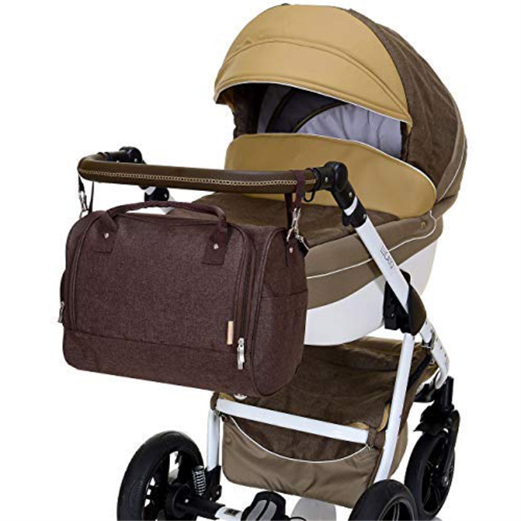 Multifunctional custom luxury portable mom baby bag set mummy travel backpack storage diaper bags for mothers